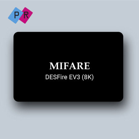 Пластикова картка з чипом MIFARE DESFire EV3 (8K)